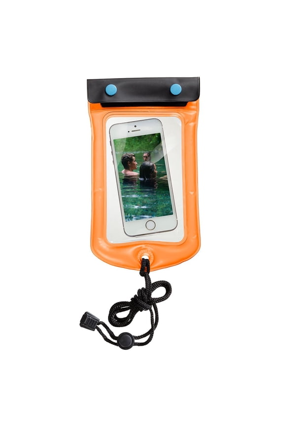 Waterseals™ Waterproof Zip Pouch, Floating, Orange