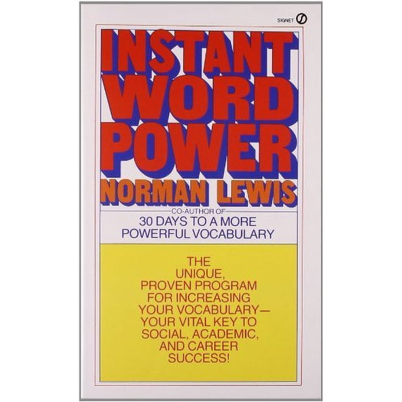 Pre-Owned Lewis Norman : Instant Word Power (Signet) Paperback