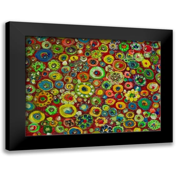 Lewis, Sharalee 24x19 Black Modern Framed Museum Art Print Titled - Delighful Growth