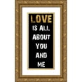 thumbnail image 1 of Lewis, Sheldon 10x18 Gold Ornate Wood Framed with Double Matting Museum Art Print Titled - Love  1, 1 of 4