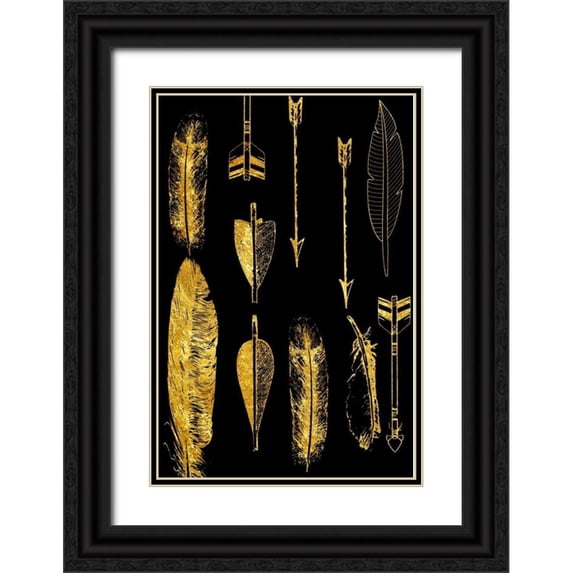Lewis, Sheldon 11x14 Black Ornate Wood Framed with Double Matting Museum Art Print Titled - The Hunt
