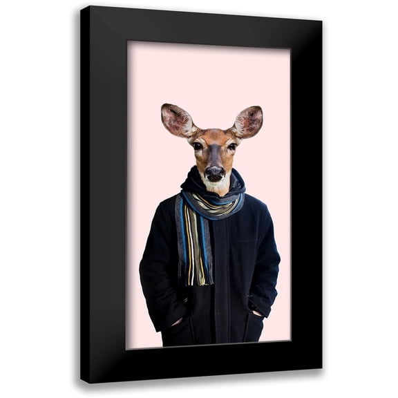 Lewis, Sheldon 11x18 Black Modern Framed Museum Art Print Titled - Big Buck