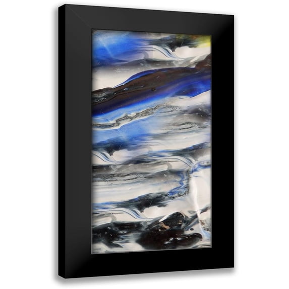 Lewis, Sheldon 11x18 Black Modern Framed Museum Art Print Titled - Blending Blue 2
