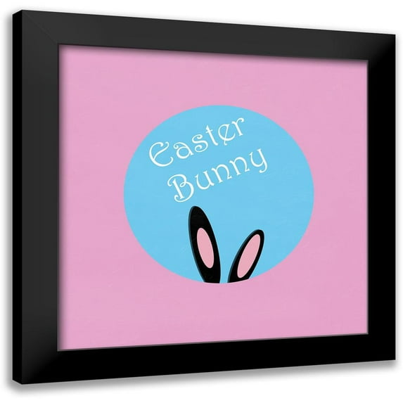 Lewis, Sheldon 12x12 Black Modern Framed Museum Art Print Titled - Easter Bunny