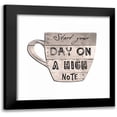 thumbnail image 1 of Lewis, Sheldon 12x12 Black Modern Framed Museum Art Print Titled - High Note Coffee, 1 of 5