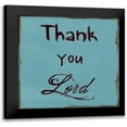 thumbnail image 1 of Lewis, Sheldon 12x12 Black Modern Framed Museum Art Print Titled - Thank You Lord, 1 of 5