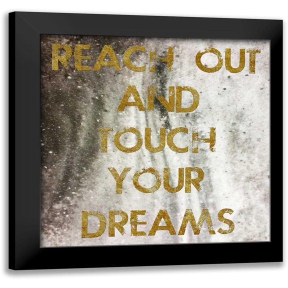 Lewis, Sheldon 12x12 Black Modern Framed Museum Art Print Titled - Touch Your Dreams