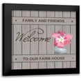 thumbnail image 1 of Lewis, Sheldon 12x12 Black Modern Framed Museum Art Print Titled - Welcome, 1 of 5
