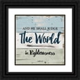 thumbnail image 1 of Lewis, Sheldon 12x12 Black Ornate Wood Framed with Double Matting Museum Art Print Titled - Religious On Wood 1, 1 of 4