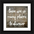 thumbnail image 1 of Lewis, Sheldon 12x12 Black Ornate Wood Framed with Double Matting Museum Art Print Titled - The World Awaits, 1 of 4