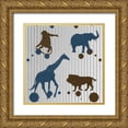 thumbnail image 1 of Lewis, Sheldon 12x12 Gold Ornate Wood Framed with Double Matting Museum Art Print Titled - All Together 2, 1 of 4