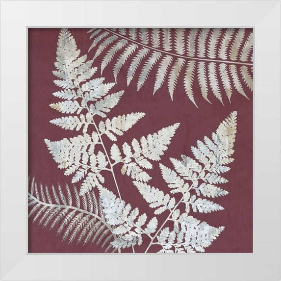 Lewis, Sheldon 12x12 White Modern Wood Framed Museum Art Print Titled - Fern Time 2