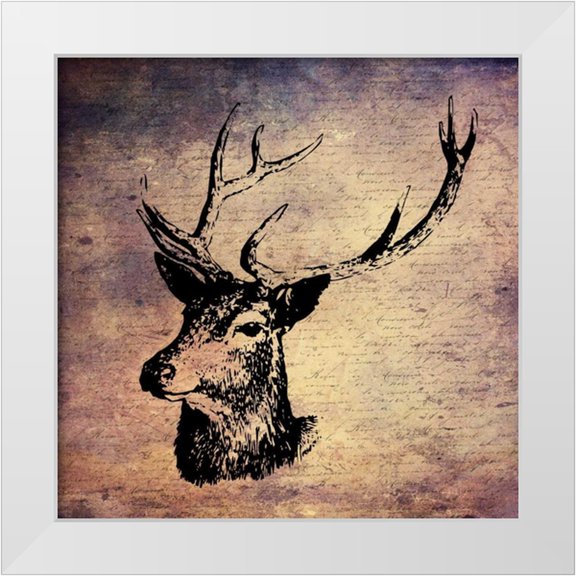Lewis, Sheldon 12x12 White Modern Wood Framed Museum Art Print Titled - Wood Cabin
