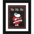thumbnail image 1 of Lewis, Sheldon 12x14 Black Ornate Wood Framed with Double Matting Museum Art Print Titled - HO HO HO, 1 of 4