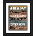 thumbnail image 1 of Lewis, Sheldon 12x14 Black Ornate Wood Framed with Double Matting Museum Art Print Titled - Words To Live By, 1 of 4