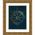 thumbnail image 1 of Lewis, Sheldon 12x14 Gold Ornate Wood Framed with Double Matting Museum Art Print Titled - Guide Us Captain 1, 1 of 4