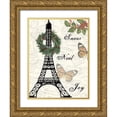 thumbnail image 1 of Lewis, Sheldon 12x14 Gold Ornate Wood Framed with Double Matting Museum Art Print Titled - Noel, 1 of 4