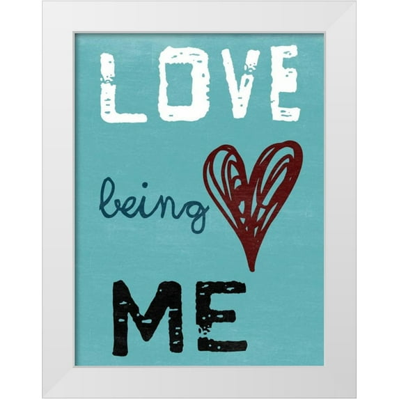 Lewis, Sheldon 12x14 White Modern Wood Framed Museum Art Print Titled - Being Me
