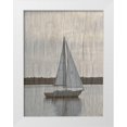 thumbnail image 1 of Lewis, Sheldon 12x14 White Modern Wood Framed Museum Art Print Titled - Yacht Club 3, 1 of 4