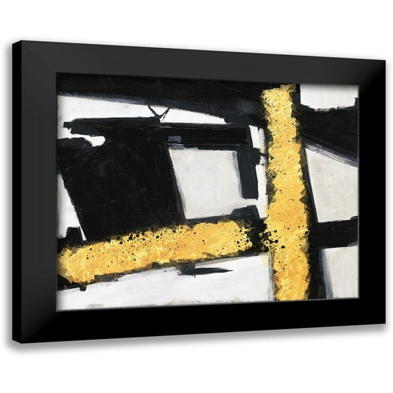 Lewis, Sheldon 14x12 Black Modern Framed Museum Art Print Titled - Divine Streaks 1