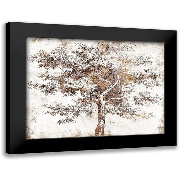 Lewis, Sheldon 14x12 Black Modern Framed Museum Art Print Titled - Meadow Wood 1
