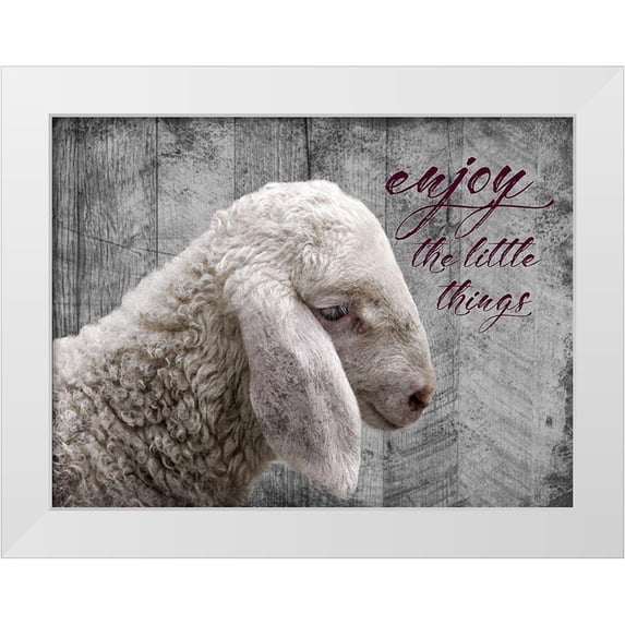 Lewis, Sheldon 14x12 White Modern Wood Framed Museum Art Print Titled - The Little things