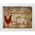 thumbnail image 1 of Lewis, Sheldon 14x12 White Modern Wood Framed Museum Art Print Titled - Whole Lot Of Clucks, 1 of 4