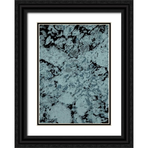 Lewis, Sheldon 14x18 Black Ornate Wood Framed with Double Matting Museum Art Print Titled - Pure Abstract 2