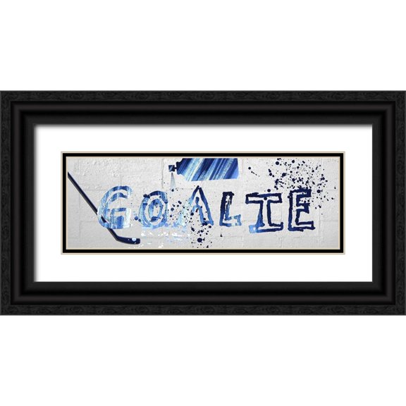 Lewis, Sheldon 14x7 Black Ornate Wood Framed with Double Matting Museum Art Print Titled - Ice King