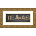 thumbnail image 1 of Lewis, Sheldon 14x7 Gold Ornate Wood Framed with Double Matting Museum Art Print Titled - Texas My Home, 1 of 4