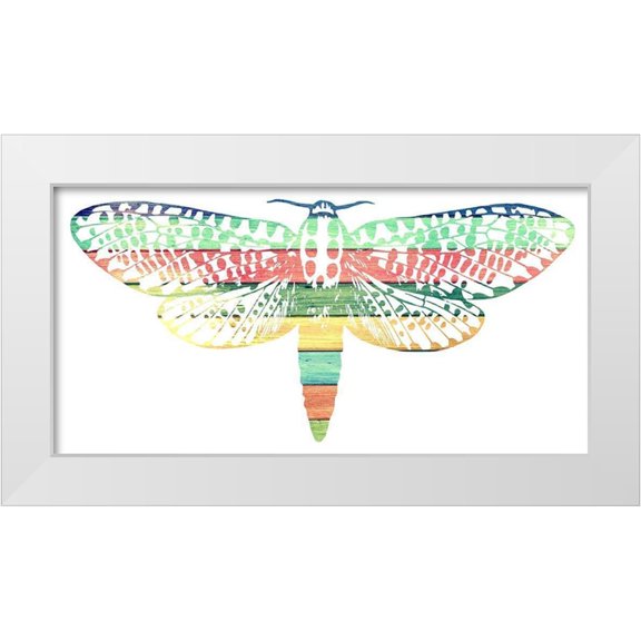 Lewis, Sheldon 14x9 White Modern Wood Framed Museum Art Print Titled - Floating Colors