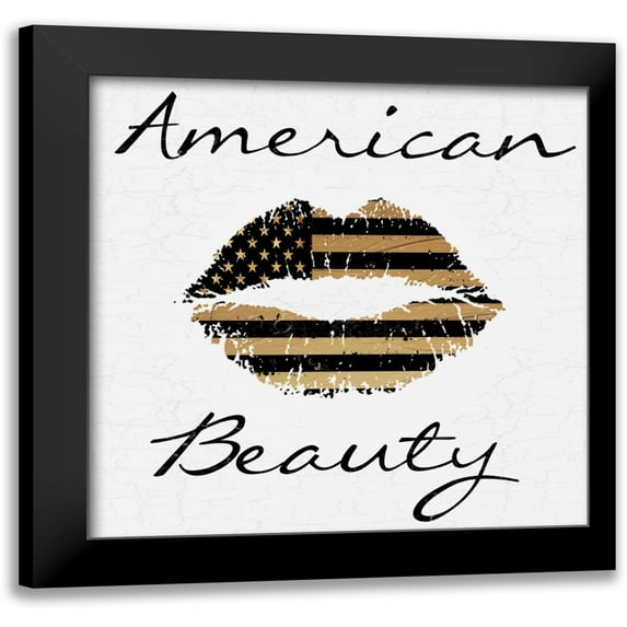 Lewis, Sheldon 15x15 Black Modern Framed Museum Art Print Titled - America Beauty