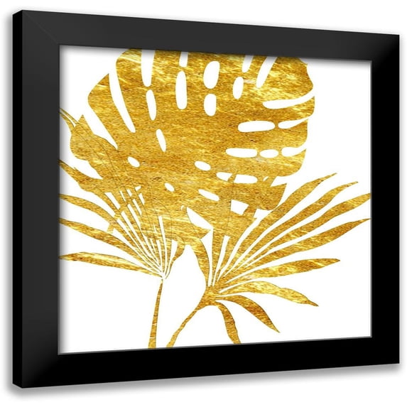 Lewis, Sheldon 15x15 Black Modern Framed Museum Art Print Titled - Golden Tropics