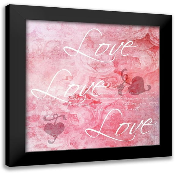 Lewis, Sheldon 15x15 Black Modern Framed Museum Art Print Titled - More Love