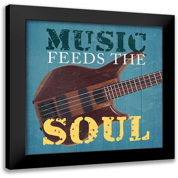 Lewis, Sheldon 15x15 Black Modern Framed Museum Art Print Titled - Music Feeds The soul