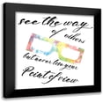 thumbnail image 1 of Lewis, Sheldon 15x15 Black Modern Framed Museum Art Print Titled - Point of View, 1 of 5