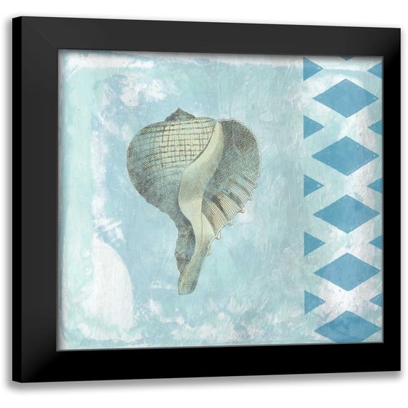 Lewis, Sheldon 15x15 Black Modern Framed Museum Art Print Titled - Tranquility 1