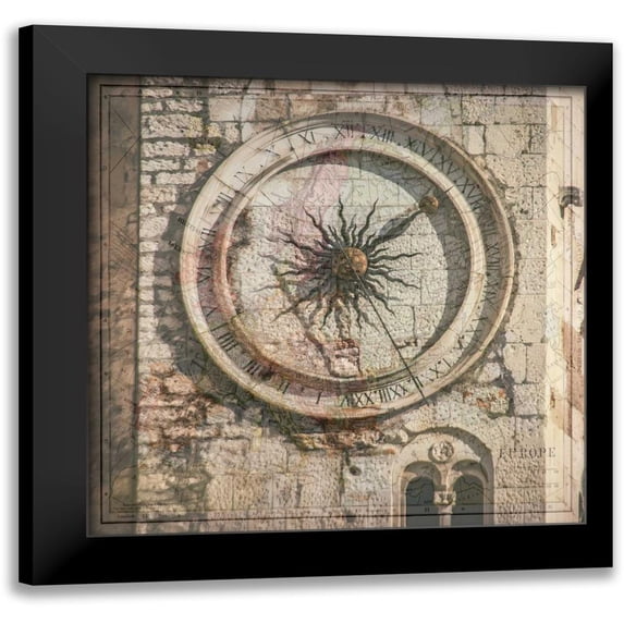 Lewis, Sheldon 15x15 Black Modern Framed Museum Art Print Titled - Travel Time 1