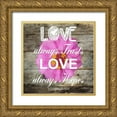 thumbnail image 1 of Lewis, Sheldon 15x15 Gold Ornate Wood Framed with Double Matting Museum Art Print Titled - 1 Corinthians 13:4, 1 of 4