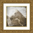 thumbnail image 1 of Lewis, Sheldon 15x15 Gold Ornate Wood Framed with Double Matting Museum Art Print Titled - Angels In The Field, 1 of 4