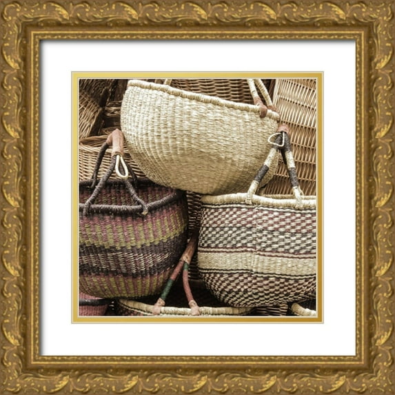 Lewis, Sheldon 15x15 Gold Ornate Wood Framed with Double Matting Museum Art Print Titled - Crafty 2
