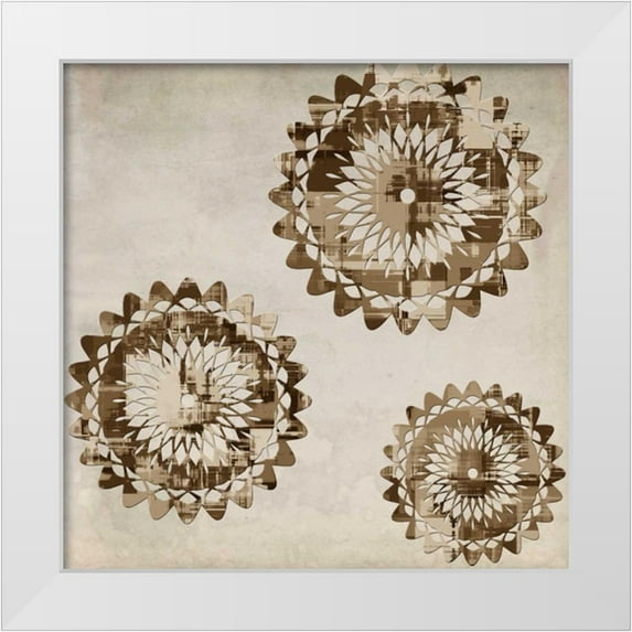 Lewis, Sheldon 15x15 White Modern Wood Framed Museum Art Print Titled - New Age Abstract 2