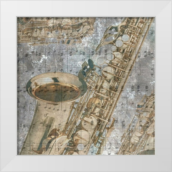Lewis, Sheldon 15x15 White Modern Wood Framed Museum Art Print Titled - Tenor And Alto 2
