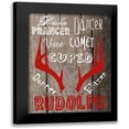 thumbnail image 1 of Lewis, Sheldon 15x18 Black Modern Framed Museum Art Print Titled - All Of The Other Reindeer, 1 of 5