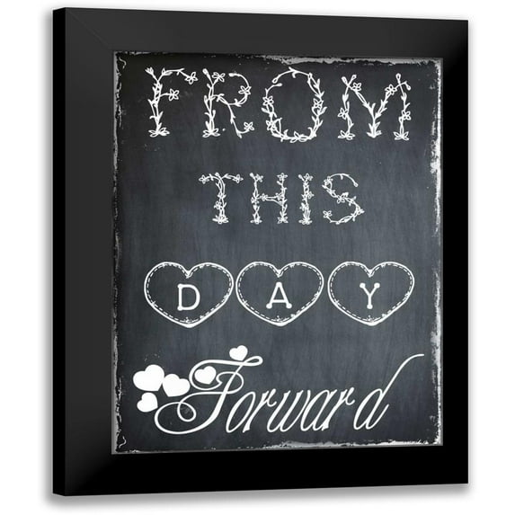 Lewis, Sheldon 15x18 Black Modern Framed Museum Art Print Titled - This Day Forward