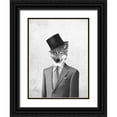 thumbnail image 1 of Lewis, Sheldon 15x18 Black Ornate Wood Framed with Double Matting Museum Art Print Titled - Alpha Wolf, 1 of 4