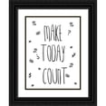 thumbnail image 1 of Lewis, Sheldon 15x18 Black Ornate Wood Framed with Double Matting Museum Art Print Titled - Make Today Counts, 1 of 4