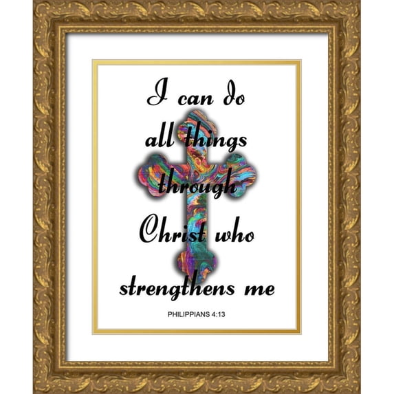 Lewis, Sheldon 15x18 Gold Ornate Wood Framed with Double Matting Museum Art Print Titled - All Things