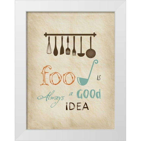 Lewis, Sheldon 15x18 White Modern Wood Framed Museum Art Print Titled - Good Food