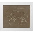 thumbnail image 1 of Lewis, Sheldon 17x15 White Modern Wood Framed Museum Art Print Titled - Bull 2, 1 of 4